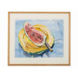 Janet Fish (b. 1938), Watermelon Slice, Watercolor, 1987 Watercolor on watercolor laid paper ‘