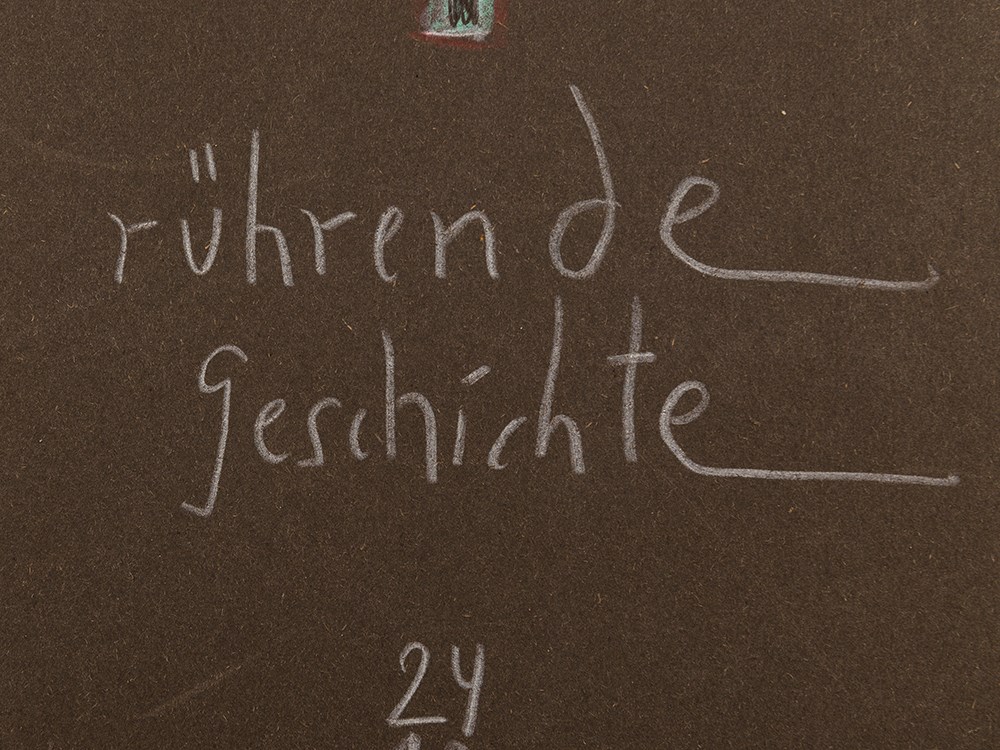 Horst Janssen, Convertible Book, Eine rührende Geschichte, ´7210 with colored chalk colorized - Image 4 of 17