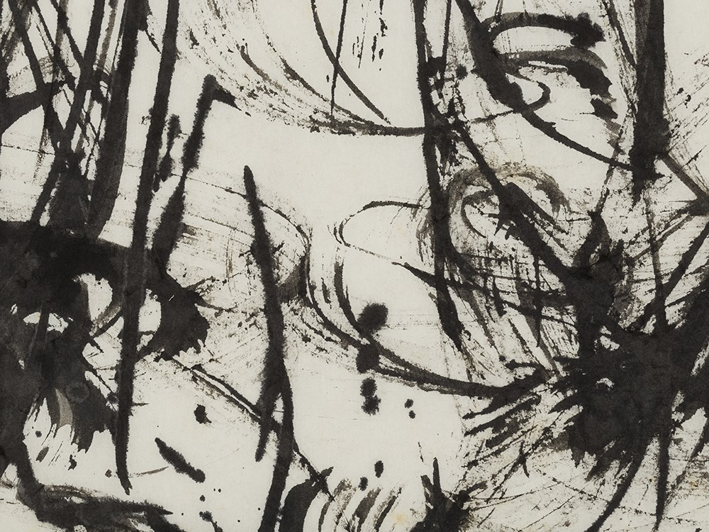 Alexander Schawinsky, Ink, Abstract Composition, USA, 1956Ink on paperUSA, 1956Xanti Alexander - Image 10 of 19