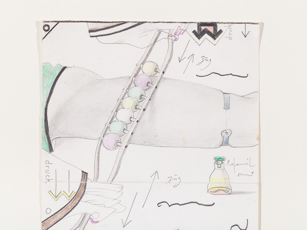 Horst Janssen (1929-1995), ‘Tach Soldat’, 1969Letter with drawing in color pencil and pencilGermany, - Image 2 of 10