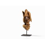Nigel Ritchie, Sculpture of Olive Wood, 1980 Olive wood, on iron footEurope, 1980Nigel Ritchie –