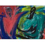 Wolfram Kastner, Painting ‘Meeting in Café Freedom’, 1982/83Oil on canvasGermany, 1982/83Wolfram
