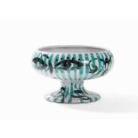 Stefan Szczesny, Bowl Vase with polychrome Decor, 2000White glazed earthenware with polychrome