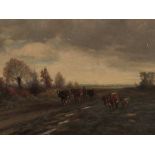 Robert Beielstein (1859-1930), On the Way Home, Oil, 1903 Oil on canvasGermany, 1903Robert