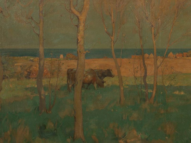 James W. Hamilton (1860-1932), The Grange Helensburgh, Öl, 1895 Öl auf LeinwandSchottland, 1895James - Image 5 of 11