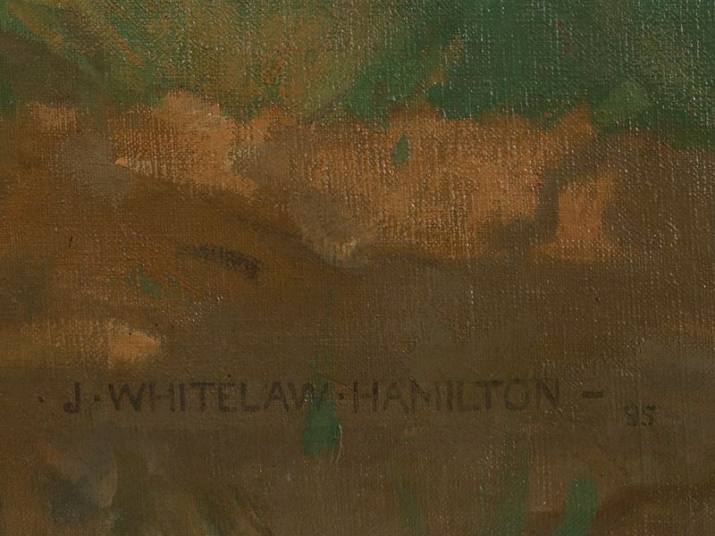 James W. Hamilton (1860-1932), The Grange Helensburgh, Öl, 1895 Öl auf LeinwandSchottland, 1895James - Image 3 of 11
