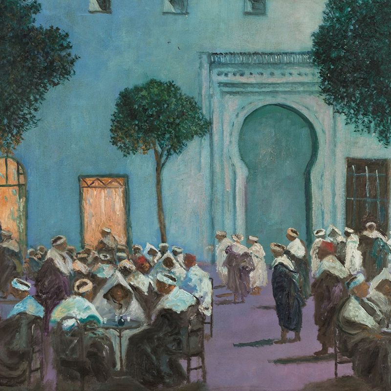 Mariano Bertuchi (1885-1955), Orientalische Szene, nach 1920  Öl auf Karton, aufgezogen auf Holz - Image 12 of 13
