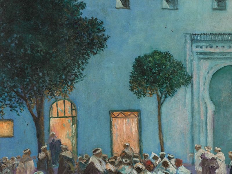 Mariano Bertuchi (1885-1955), Orientalische Szene, nach 1920  Öl auf Karton, aufgezogen auf Holz - Image 9 of 13