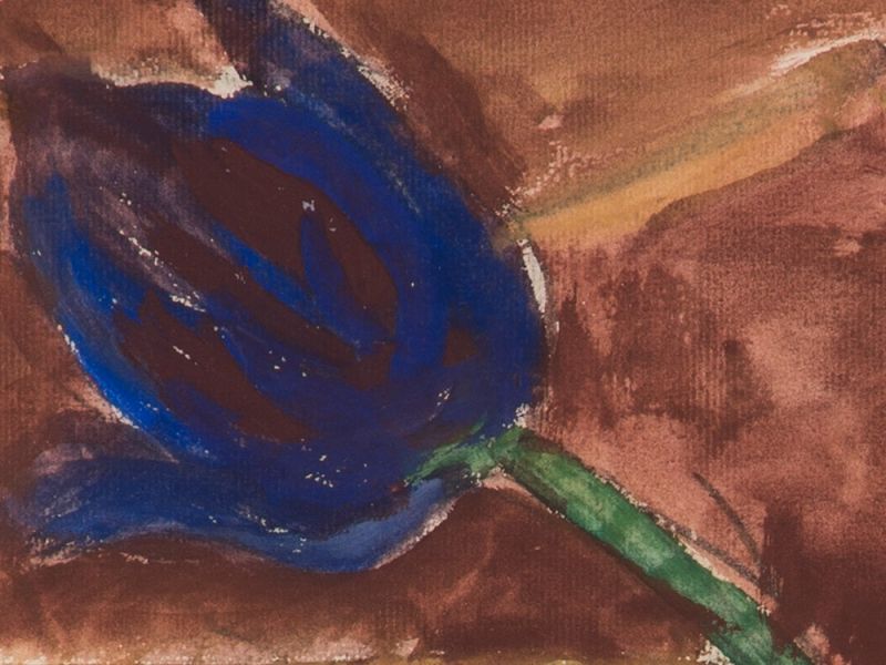 Erich Heckel (1883-1970), Papageientulpen, Aquarell, 1922 Aquarell und Gouache auf - Image 6 of 7