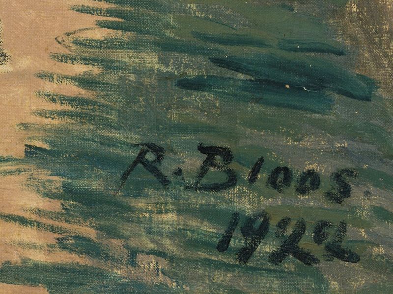 Richard Bloos (1878-1956), Fronleichnamsprozession, Öl, 1922 Öl auf Leinwand, - Image 4 of 11
