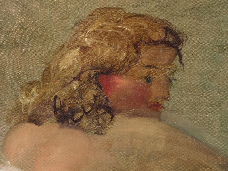 André Derain (1880–1954), Buste de Femme, Öl, um 1934/39 Öl auf Leinwand, montiert auf