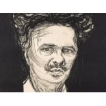 Edvard Munch, August Strindberg, Lithografie, 1896 Lithografie auf cremefarbenem VelinBerlin/