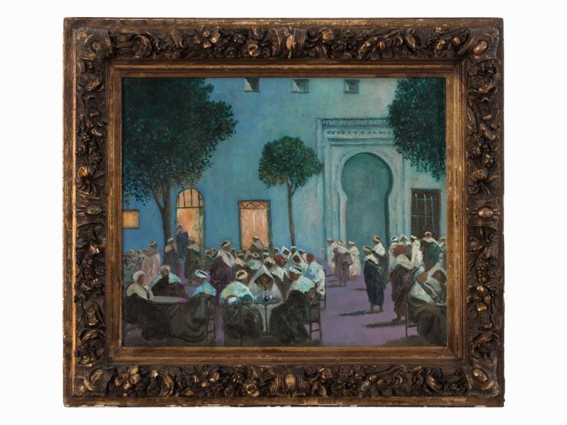 Mariano Bertuchi (1885-1955), Orientalische Szene, nach 1920  Öl auf Karton, aufgezogen auf Holz - Image 2 of 13