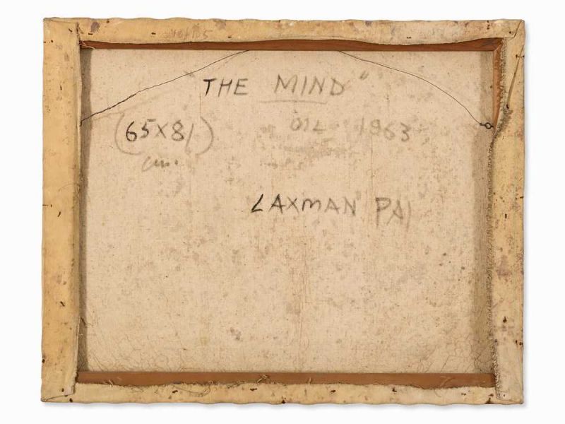 Laxman Pai (geb. 1926), The Mind, Ölgemälde, 1963 Öl auf LeinwandIndien, 1963Laxman Pai (geb. - Image 8 of 10