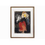 Marc Chagall, Farblithografie, „Exodus“, Frankreich, 1966 FarblithografieFrankreich, 1966Marc