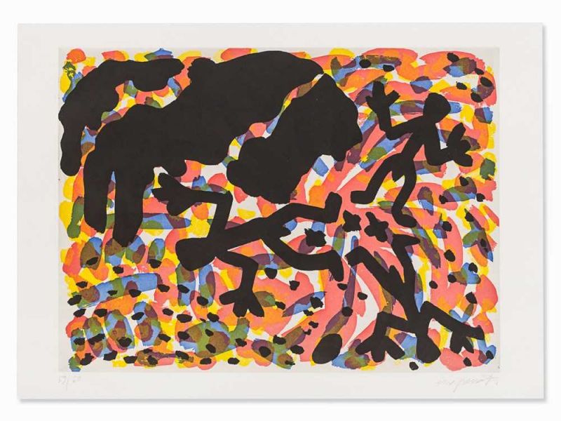 A.R. Penck, Aus „Berlin Suite“, 3 Farbaquatinten, 1990 3 Farbaquatinten auf festem Velin - Image 8 of 12