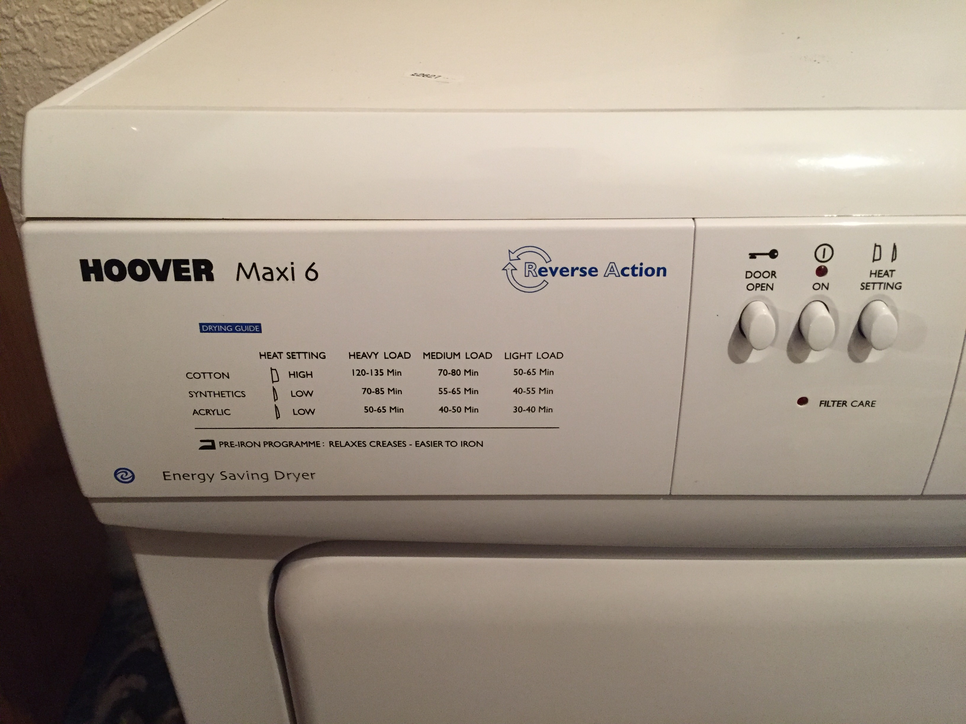 A Hoover Maxi 6 Tumble dryer. - Image 2 of 2