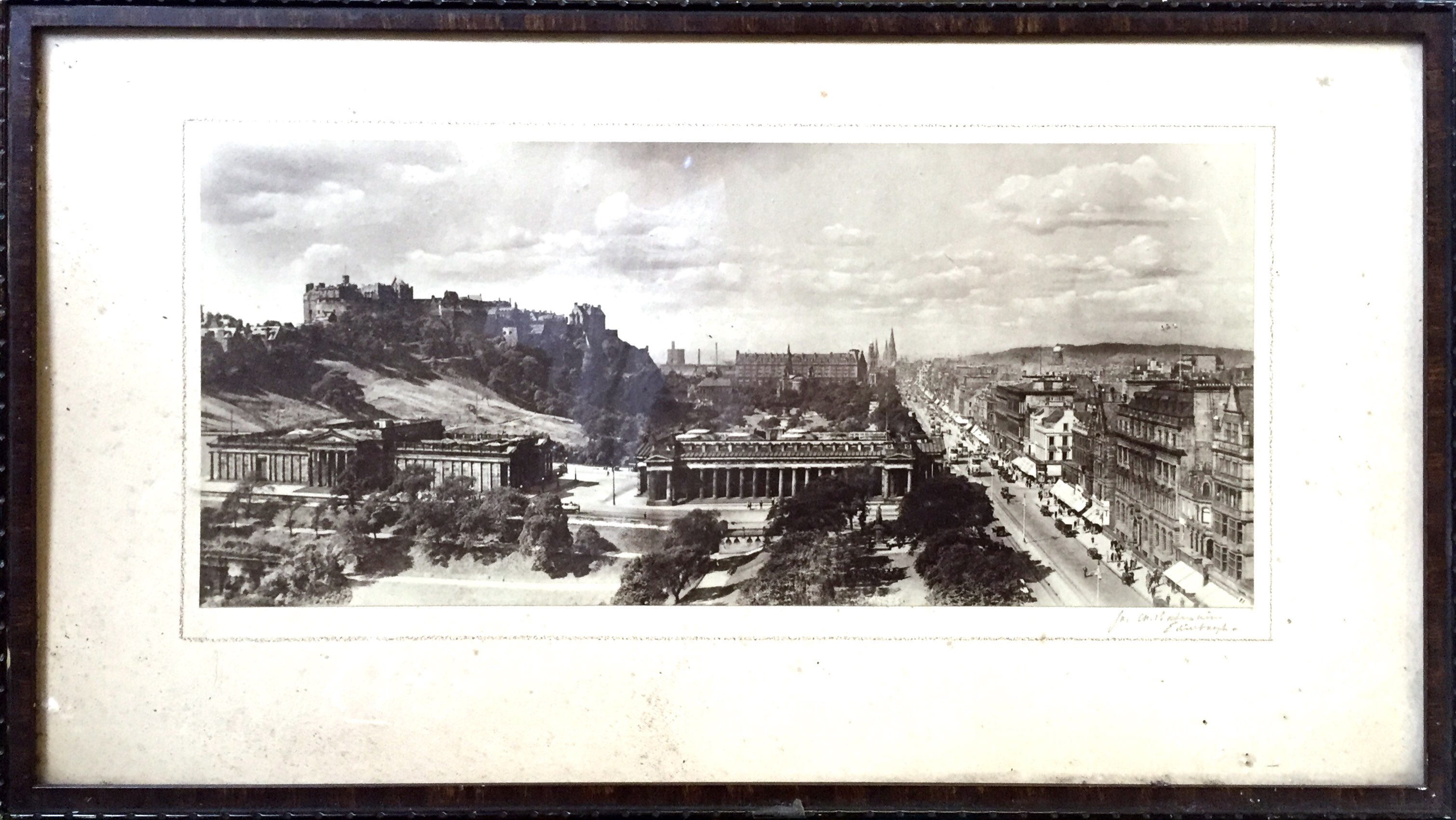 An old Photograph of Edinburgh.