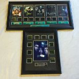 Two Harry Pottter limited Edition film cells.