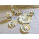 A selection of Aynsley Cottage garden porcelain.