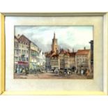 A watercolour by M M Hay Sand Lane.