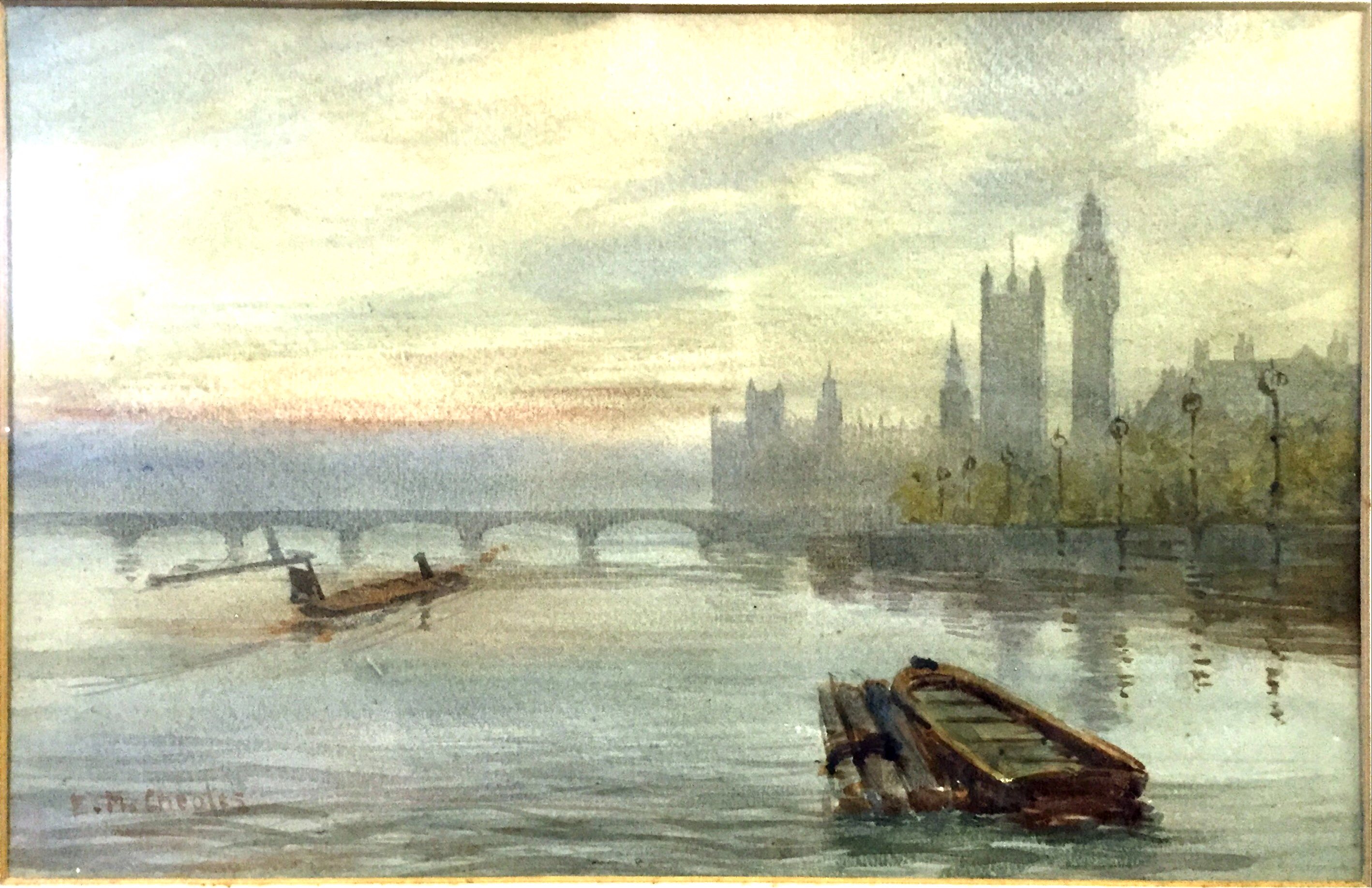 Two watercolours one G Barker 74 the oth - Image 3 of 3