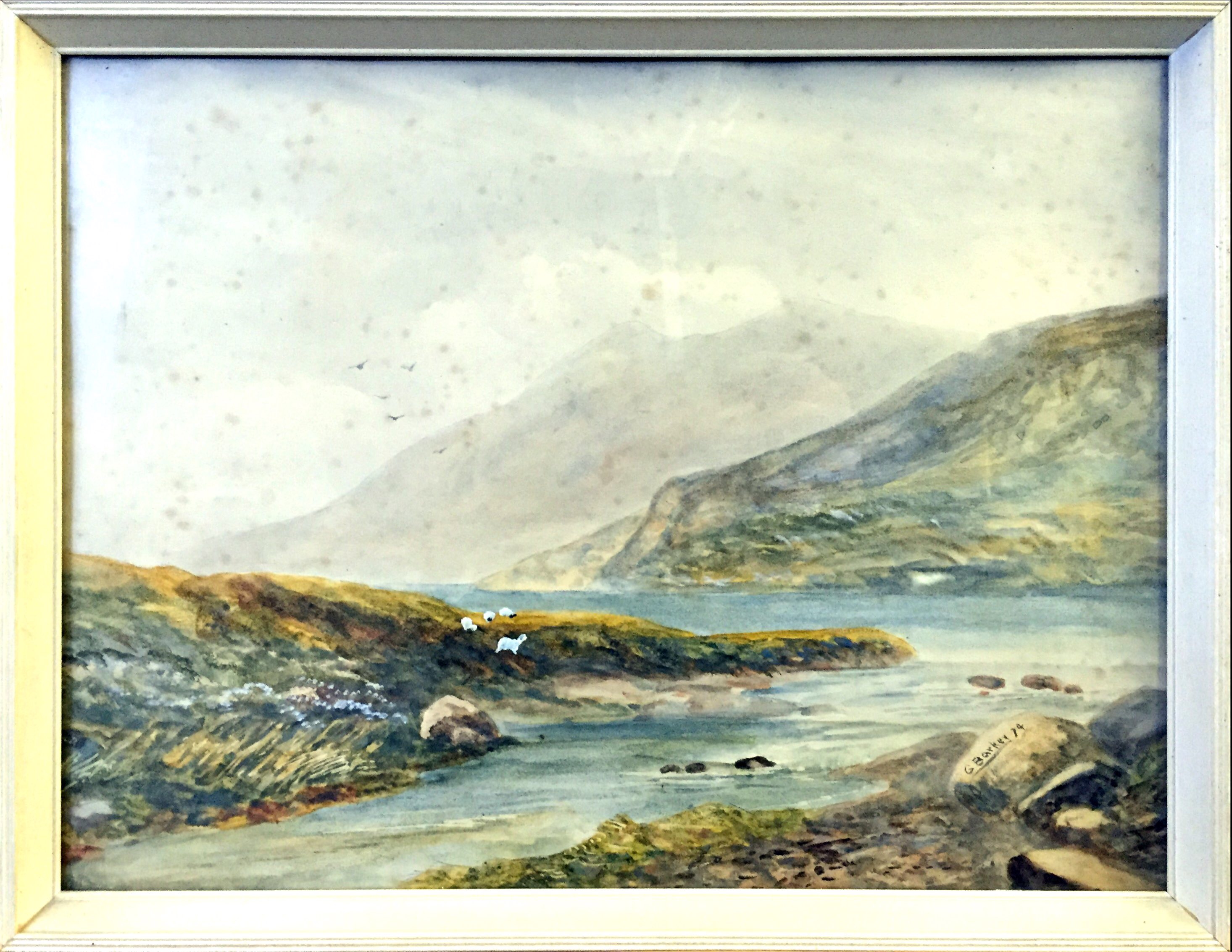 Two watercolours one G Barker 74 the oth - Image 2 of 3