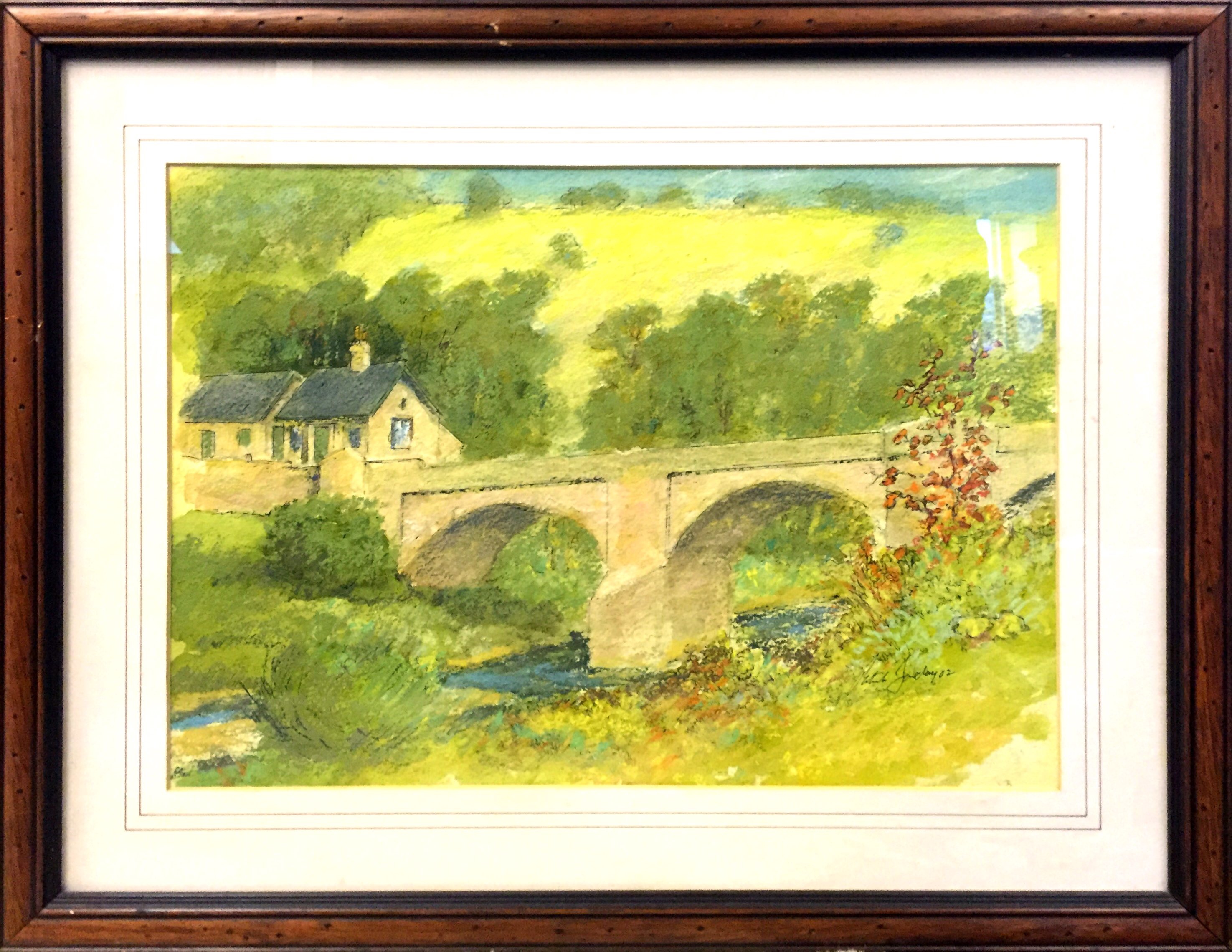 A watercolour by Patrick Barclay 2002