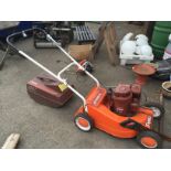 A lawnmower