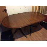 A tilt top dining table.