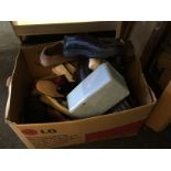 A box of shoes.