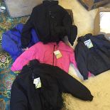 Four Bronte breathable jackets as seen unused.
