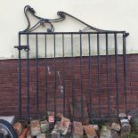 A large set of wrought iron gates