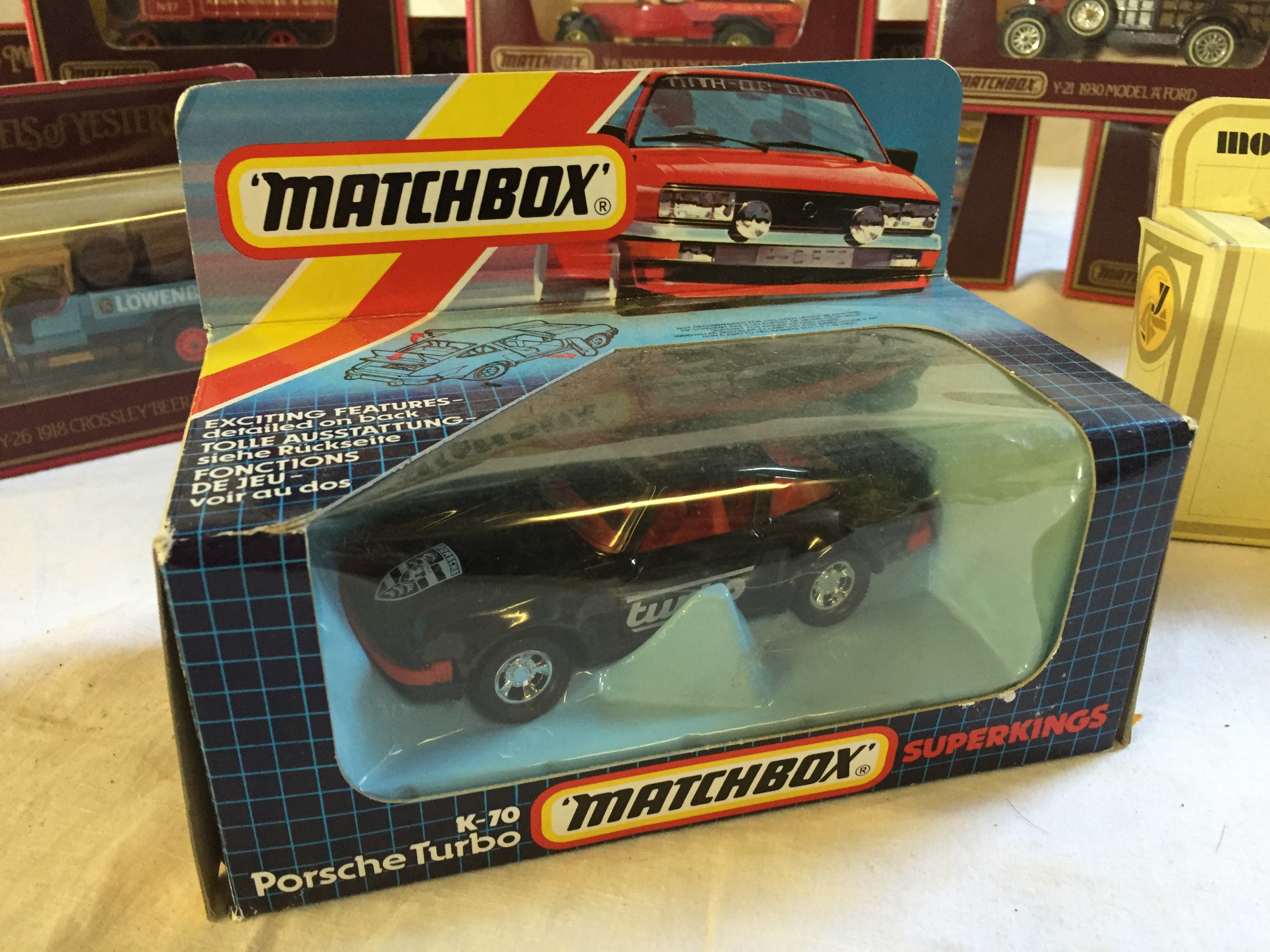 Nine Matchbox boxed Models of Yesterday, A matchbox Porsche Turbo K-70 Superking. - Image 3 of 4