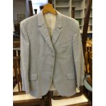 Gents Summer Blue and White Striped Jacket size 40"