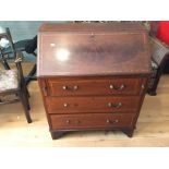 A bureau with inlay.