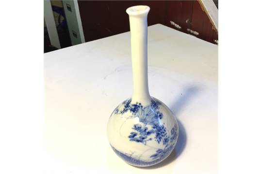 A small Chinese or Japanese vase with no markings