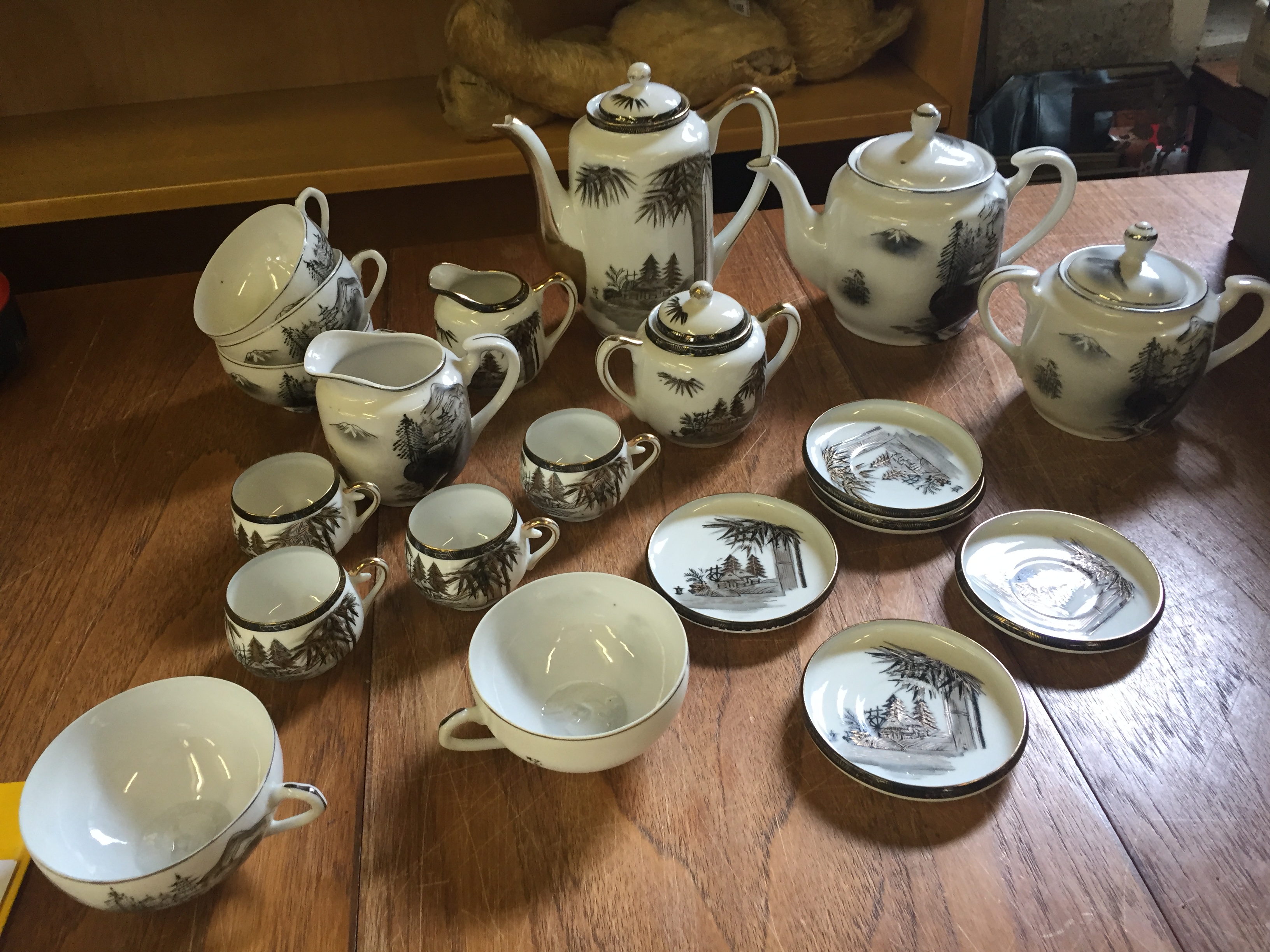 A Hayasi coffee set.