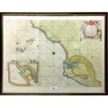 A Nautical map of Holy Island Staples and Barwick dedicated and presented to Captain Will Davies