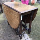 A gate leg table.