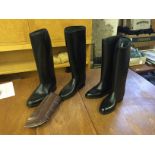 Two pairs of horse riding boots as shown.