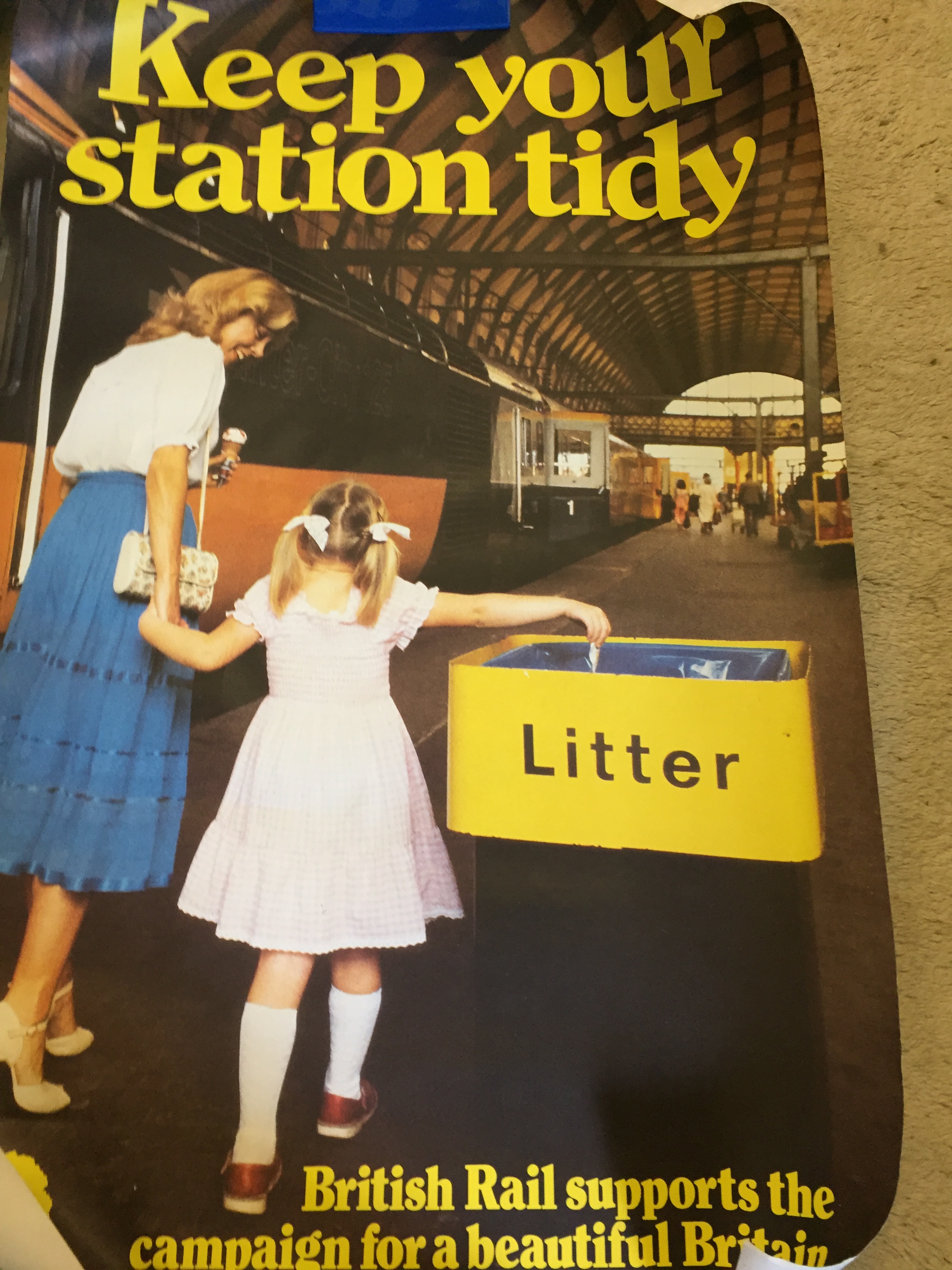 Two posters Keep Britain Tidy British Rail and one other. - Image 3 of 3