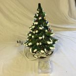 A ceramic Christmas tree.