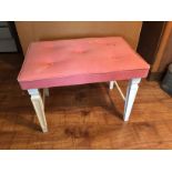 A dressing table stool.