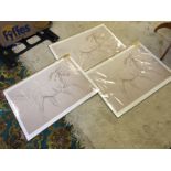 Three prints mostly horses as new sealed.