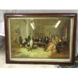 A large framed print "Burns in Edinburgh Jan1787