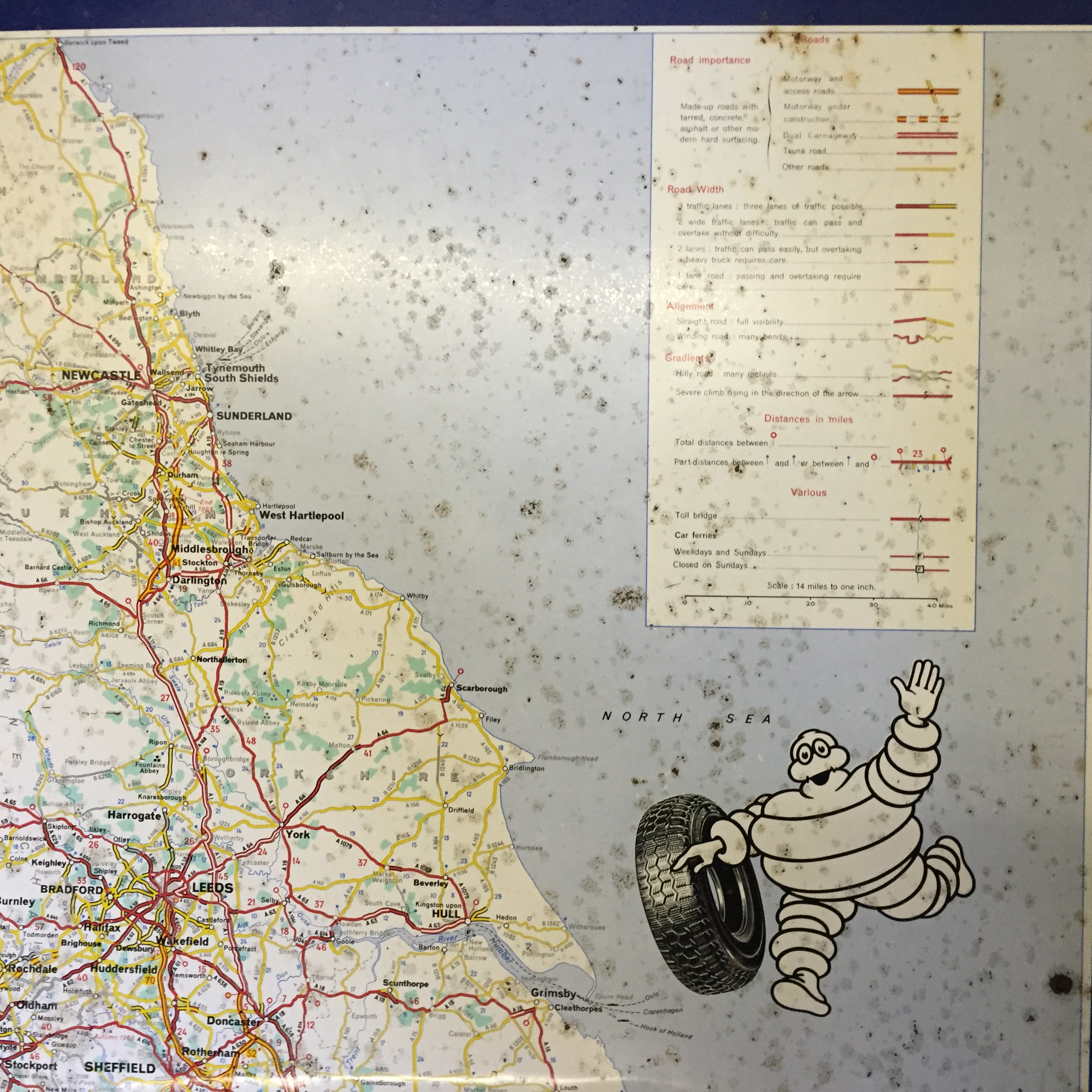 A 1968 Michelin road map. - Image 3 of 3