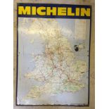 A 1968 Michelin road map.