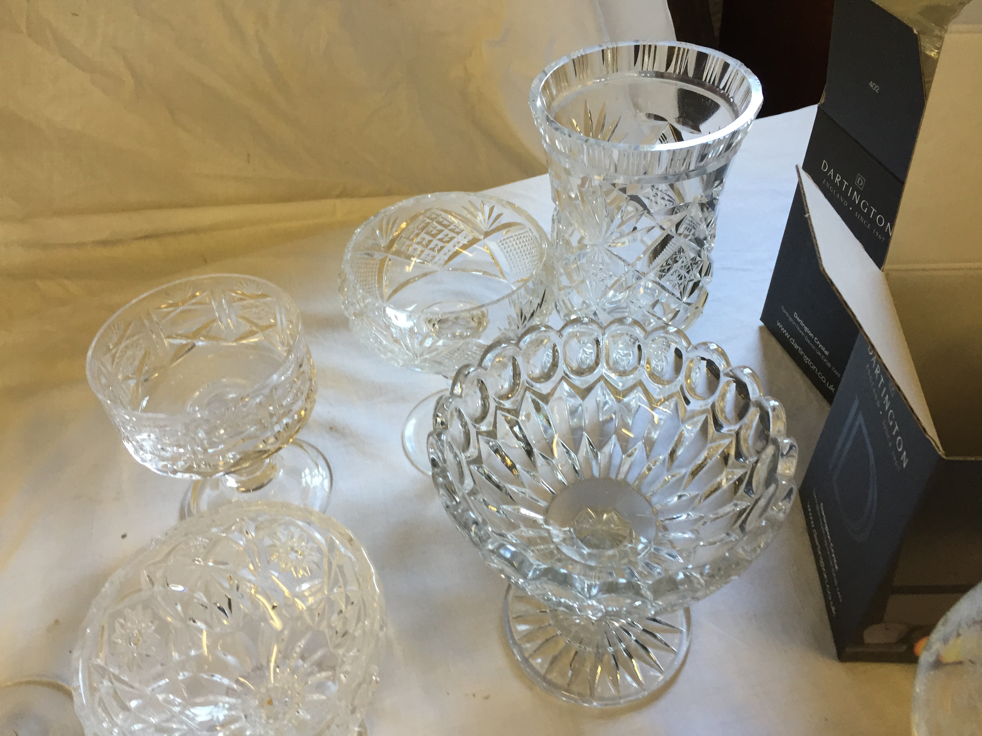 Crystal and pressed glassware. - Image 4 of 4