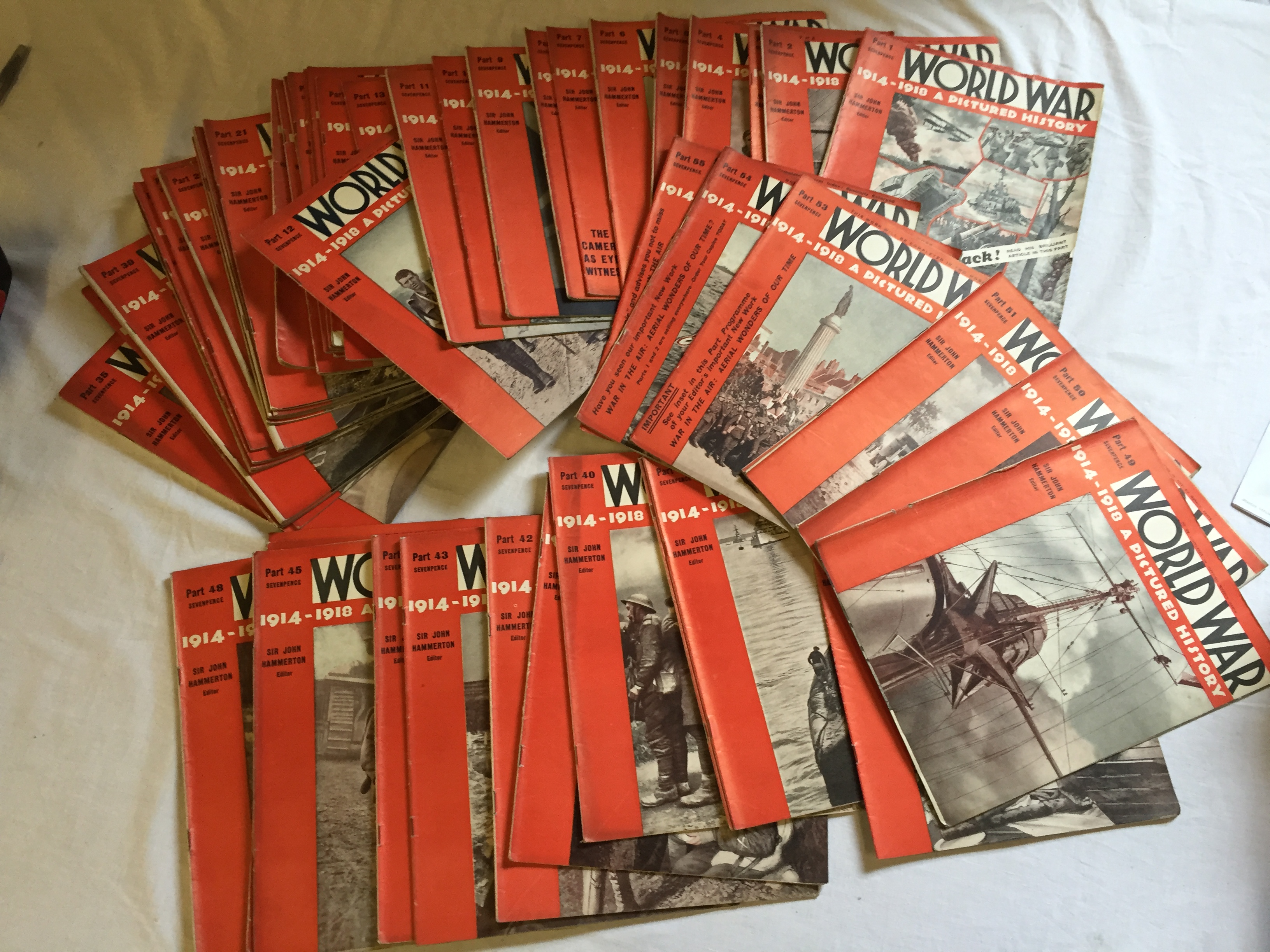1914-1919 A Pictured History WORLD WAR